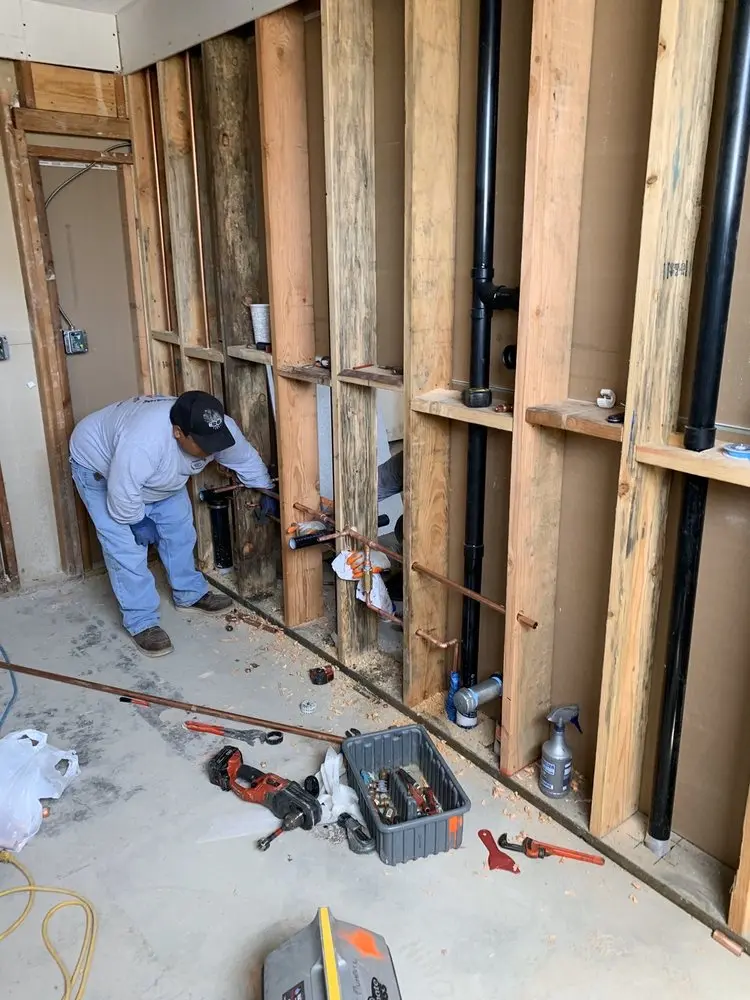 Commercial rough-in plumbing for Trenchless Sewer Repair in Pecan Park